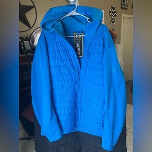 Under Armour Men’s coat, Turquoise, size XL